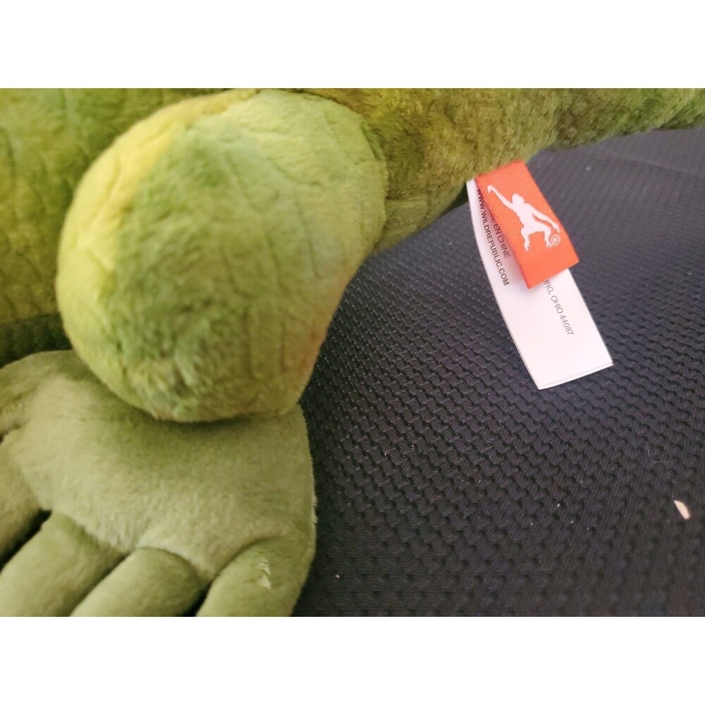 Wild Republic Iguana 24" Plush Green & Orange Lizard Stuffed Animal - Picture 4 of 8